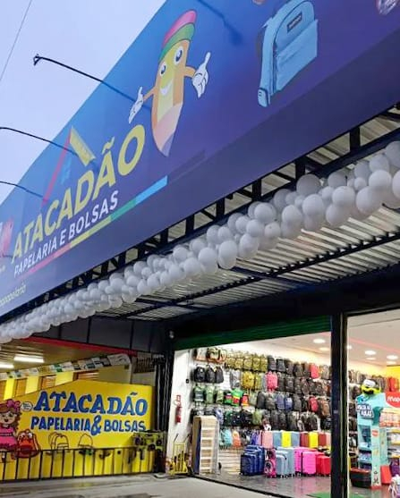 Foto da capa de Atacadão Papelaria e Bolsas | Malas | Mochilas | Material escolar - Aparecida de Goiânia
